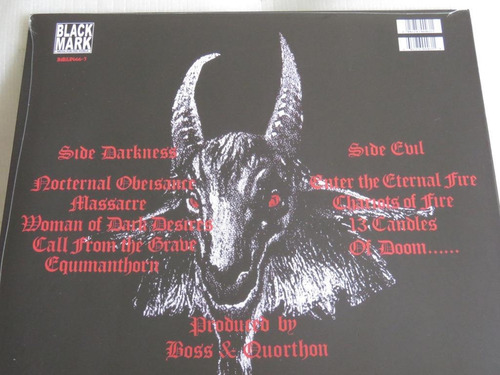 Bathory Under The Sign Of The Black Mark Lp Burzum Behemoth Versão Do Álbum Edição Limitada