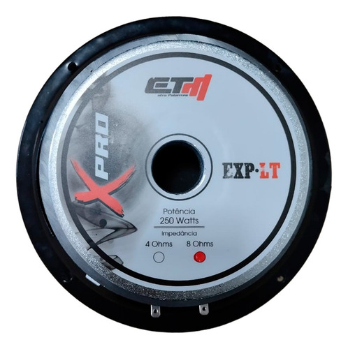 2 Médio Grave Etm Exp Lt 8 Pol Woofer 250w Pancadão 8 Rms