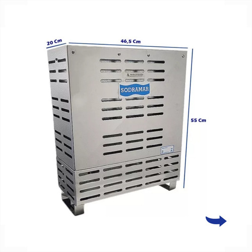Gerador De Calor Sauna Seca 12 Kw(35 M³) Digital Sodramar