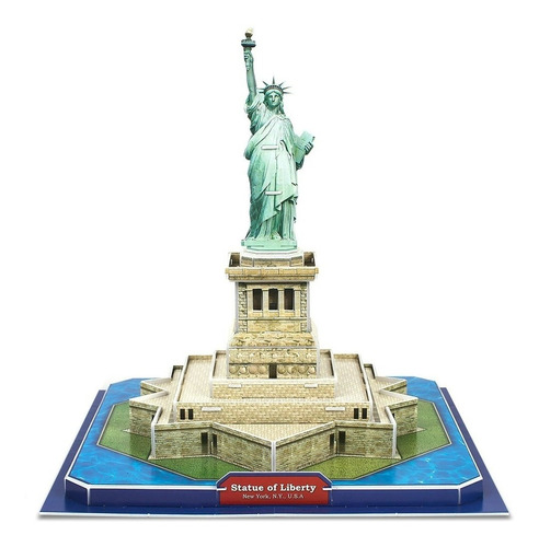 Puzzle Estatua De La Libertad Rompecabeza 3d Armable