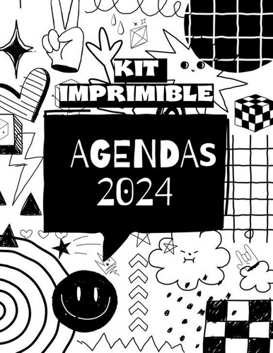 Kit Imprimible Plantillas Agendas 2024