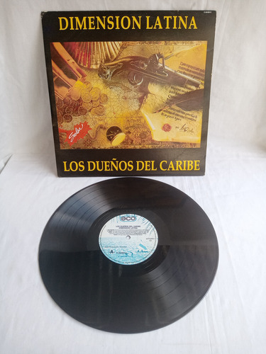 Lp Dimensión Latina Los Dueños Del Caribe Salsa 1990 Semnuev (Usado)