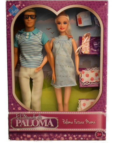 Muñeca Paloma Futura Mamá Con Tomy Y Acces Duende Azul Full