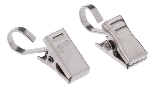 20pcs / Pack Clips De Cortina De Puerta Con Gancho