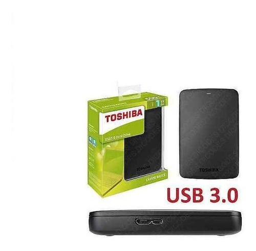 Disco Duro, Toshiba 1tb, Antigolpe, Usb 3.0 O 2.0