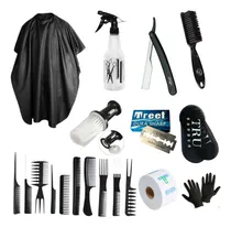 Comprar Kit Set Barberia Peluquería Capa Set Peines Cepillo Fade Tru
