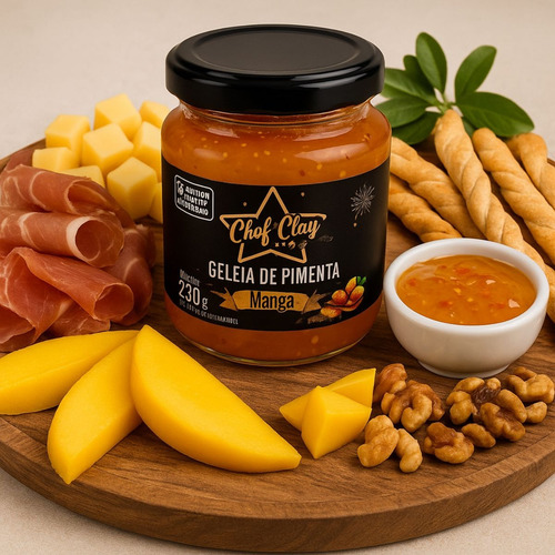 Geléia De Pimenta Com Manga 230g Para Churrasco Saborosa