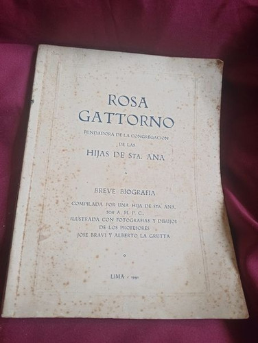 Libro Vida De Rosa Gattorno Santo Religioso   E1