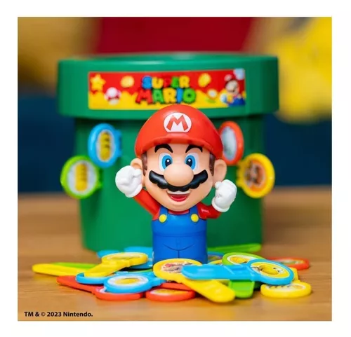  Juego de mesa Pop Up Super Mario para niños en edad preescolar,  2-4 jugadores, adecuado para niños y niñas a partir de 4 años : Juguetes y  Juegos