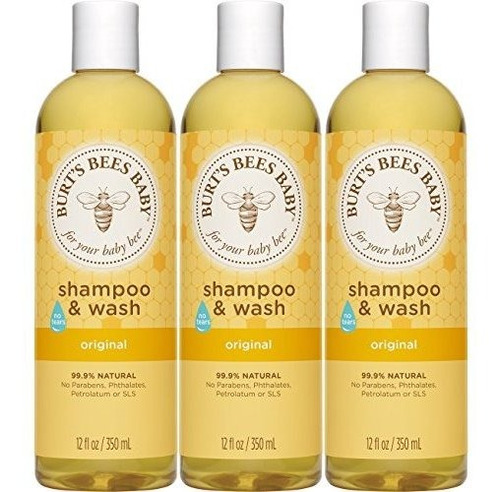 Burt's Bees Baby Shampoo And Wash, Jabón Para Bebé Original