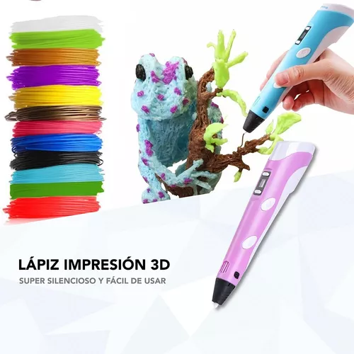 Lapiz 3d Impresora Lapicera + Filamentos Color Verde Militar