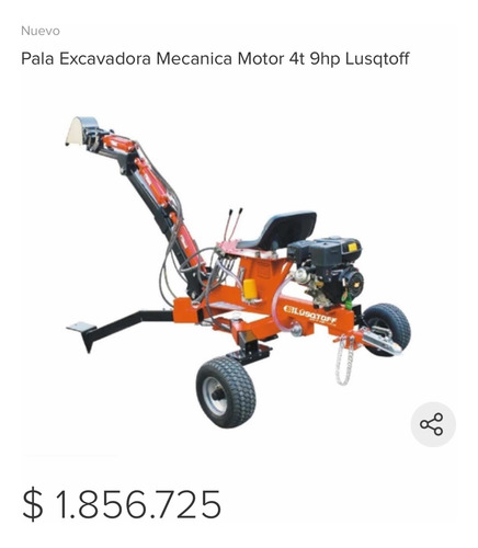 Imagen 6 de 11 de Retroexcavadora Fema Hidraulica 9 Hp 300