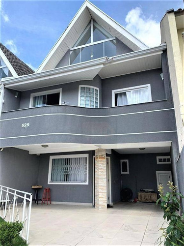 Imagem 1 de 30 de Vende Sobrado 4 Dormitórios - Santa Felicidade - Curitiba - So0104