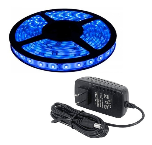 Tira De Luz Led Flexible 300 Leds De 5 Mts Azul Adir 1973-a