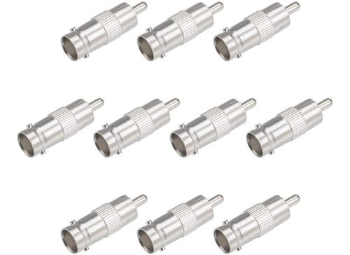 Adaptador De Cable Coaxial De 10pcs Bnc A Rca Conector ...