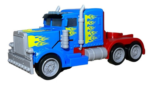 Imagen 2 de 8 de Camion Auto Transformers Con Luz Sonido Y Movimiento A Pilas
