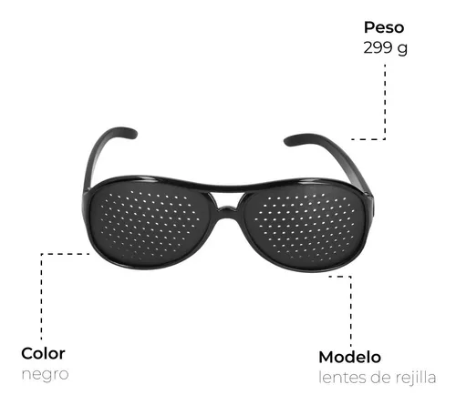 Lentes Antifatiga Ocular De Rejilla 4 Modelos Ejercita La Vista Corrige Vision Estenopeicas