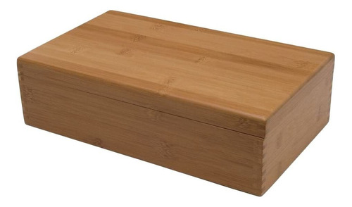 Caja De Té De Madera De Bambú Con 8 Compartimentos,