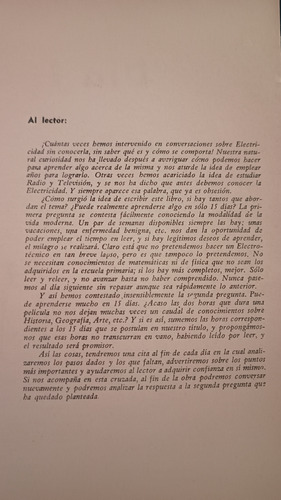 Libro Aprenda Electricidad En 15 Dias Christian Gellert