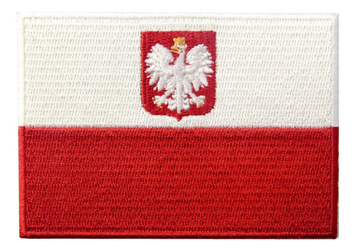 Parche Nacional De Polonia Bordado Bandera De Golondrin...