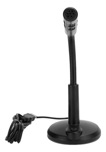 Microfone De Mesa Usb Com Mangueira Ajustável Computer Pc Li