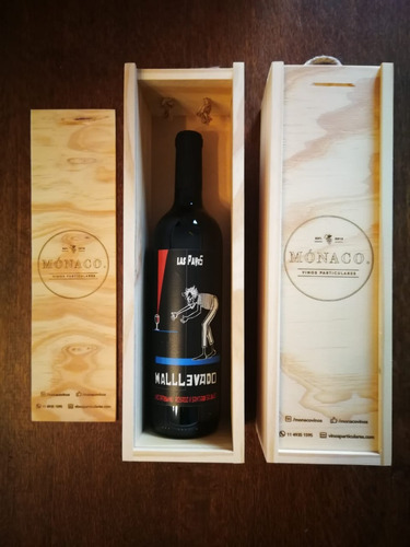 Vino Caja Regalo Premium Con Estuche Finca Las Payas