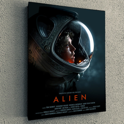 Cuadro De Pelicula Alien Movie Poster 30x40x4cm