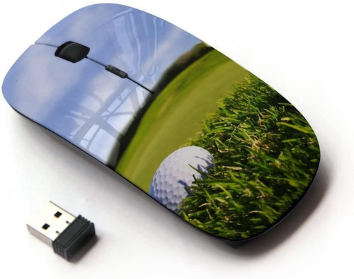 Mouse Ergonomico Inalambrico Usb Imagen Campo De Golf