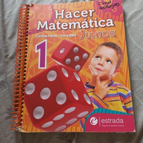 Libro Hacer Matemática Juntos 1 Usado Estrada