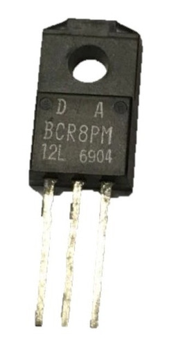 Transistor Triac Bcr8pm-12l Bcr8pm 12l Lavarropas 600v 8a