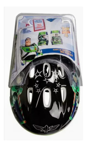 Kit De Proteccion Disney, Casco Rodillera Codera 5 Piezas