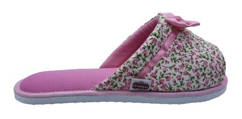 Chinelo De Quarto - Penopano - Floral Rosa