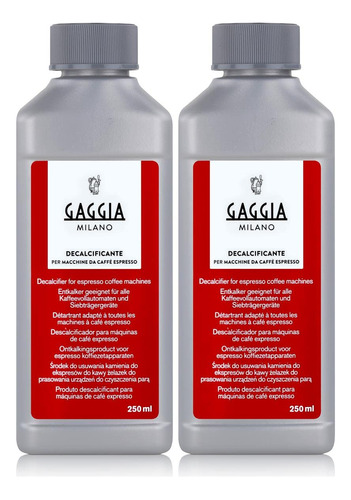 Solución Liquido Descalcificador Gaggia Cafeteras 2/250ml