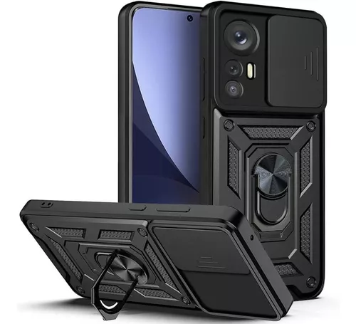 Funda Para Xiaomi 12 Pro Grado Militar Anillo 360 Negro