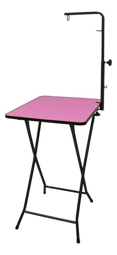 Mesa Para Tosa Dobrável Dognifico Atendimento A Domicílio Cor Rosa