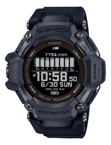 Reloj Casio Gshock Gbd-h2000-1b Gps Solar Bluetooth Smart 