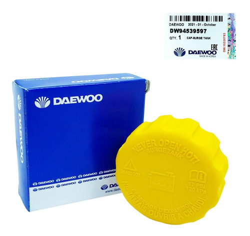 Imagen 2 de 10 de Tapa Envase Refrigerante Aveo Optra Spark Corsa Meriva