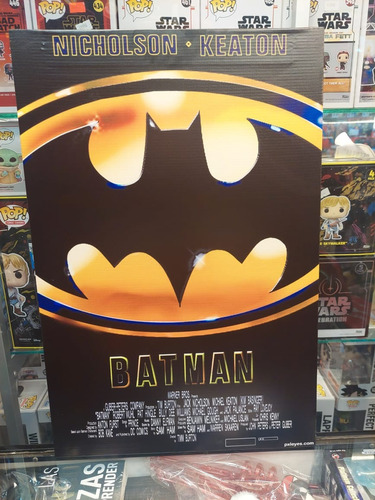 Cuadro Batman Tim Burton En Tela Pvc 60x40