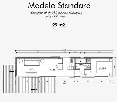Casa Container Contenedor Vivienda 40 Pies Desde