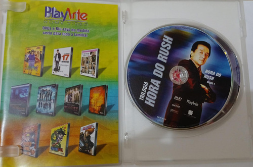 A Hora Do Rush Trilogia Box Dvd Original Conservado (Usado)