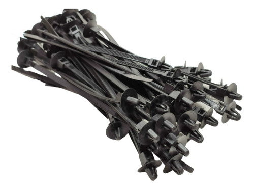 Abraçadeira Enforca Gato Com Plug P/ Furo Lata Chassi 100un