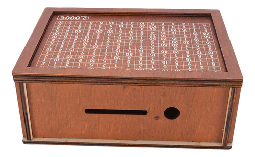 Economizando Dinheiro Em 2000 Euros Savings Challenge Wooden