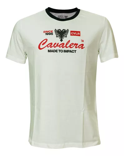 Camiseta Cavalera Indie Tracing Bicolor Estampa Emborachada - Cor