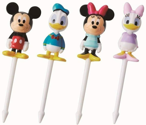 Palillos Para Frutas Picks Bento Disney Mickey Minnie