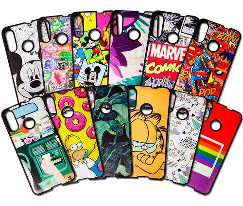 Funda Luxit Rígida Con Diseños | Para Motorola Moto E6 Plus