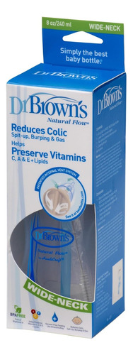 Dr Brown's Natural Flow Boca Ancha Blanco Natural Flow