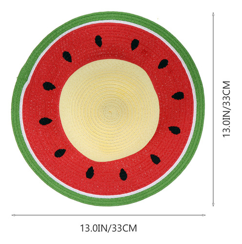 Sombrero De Sandía Práctico Y Exquisito Para Padres E Hijos,