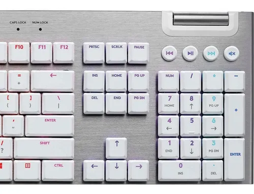 Teclado Gamer Logitech G815 Tactile Lightsync Rgb White
