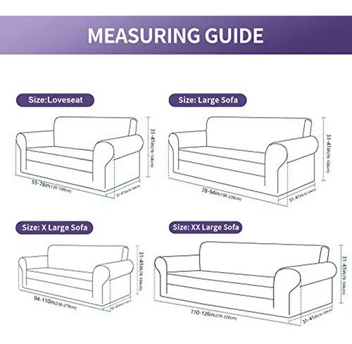Funda De Sofá Elástica Joccun, Protector Lavable Para Mueble