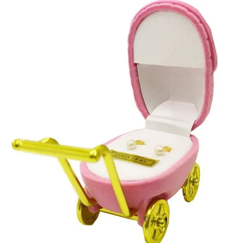 Aros Abridores Oro 18k Modelo Perla,arito Abridor Bebe